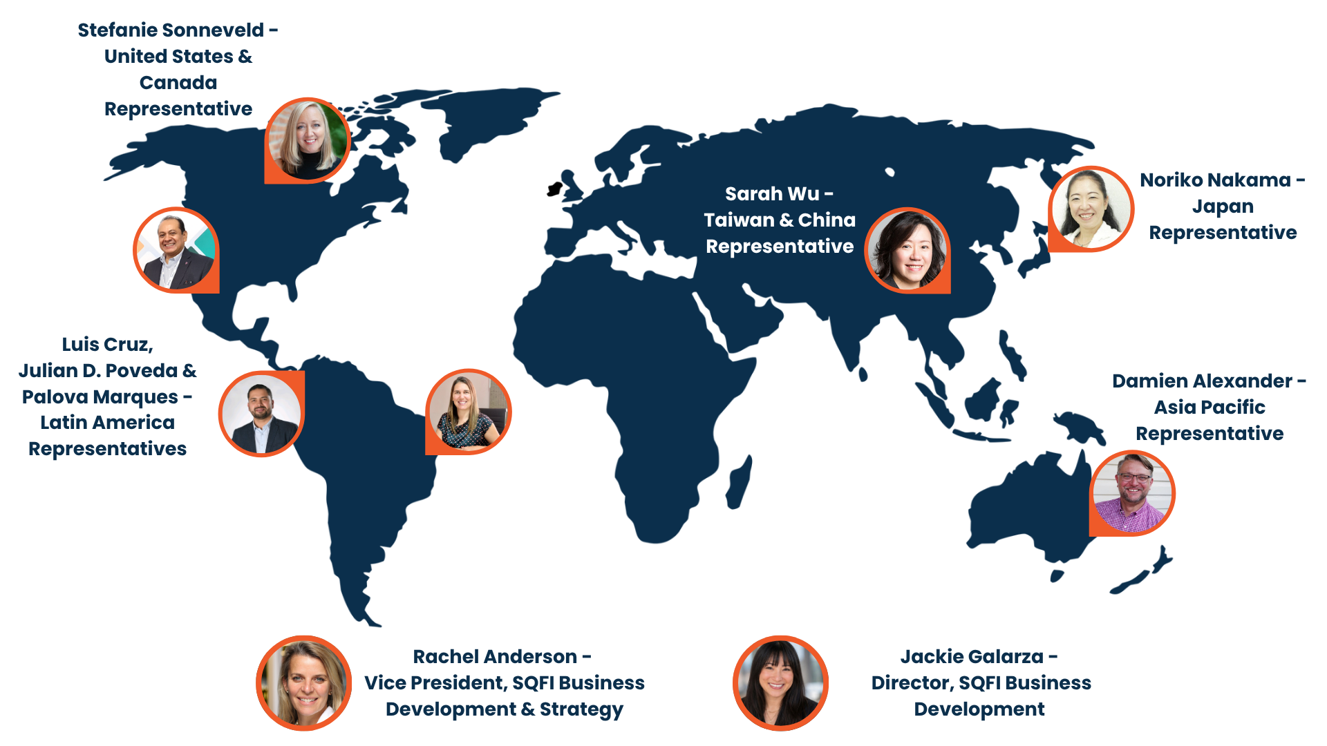 SQF International Team Map