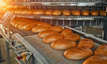 Bread being made