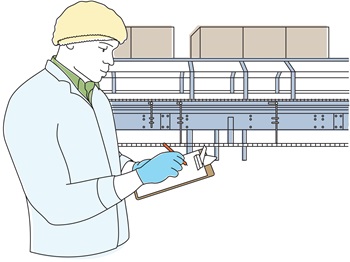 Food Safety Clipboard Conveyor