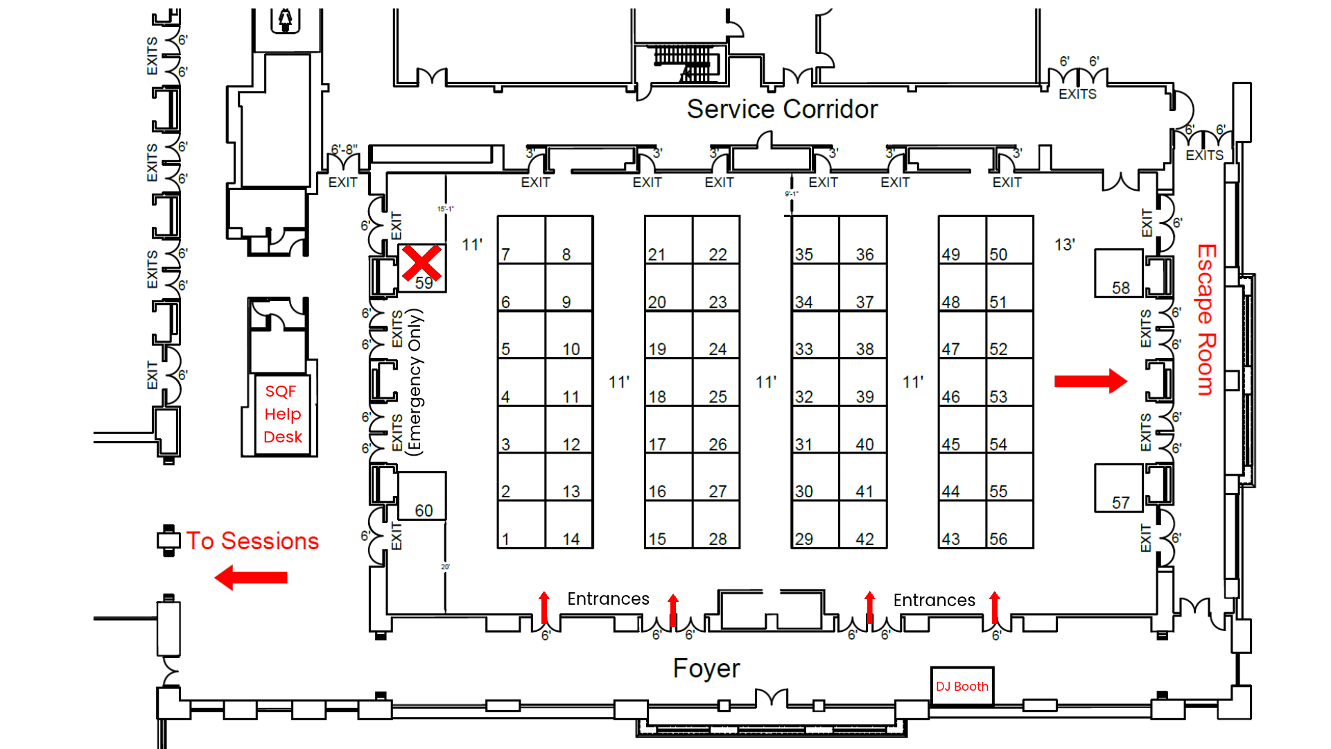 2027 Unites Expo map